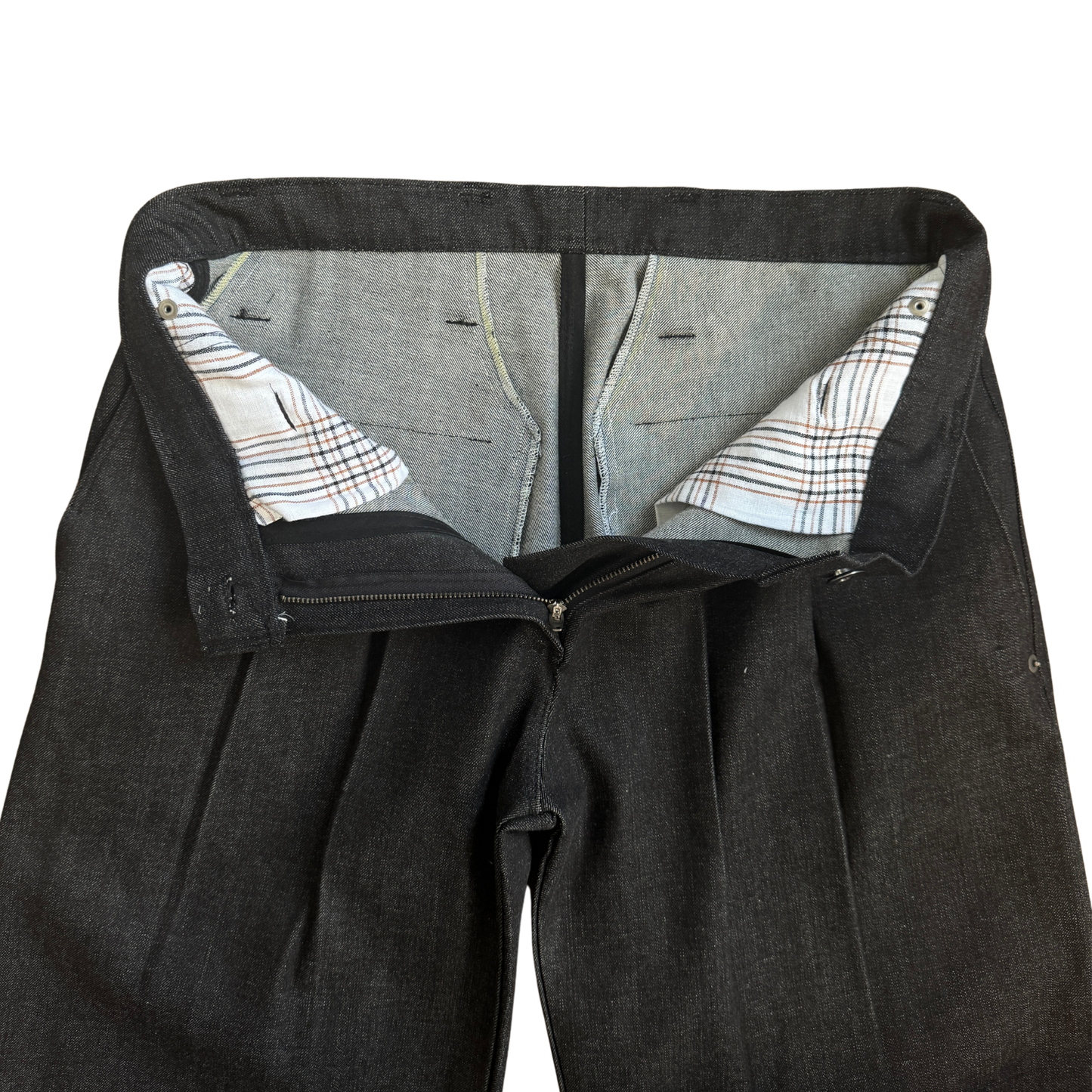 Doubled Pleated Denim
