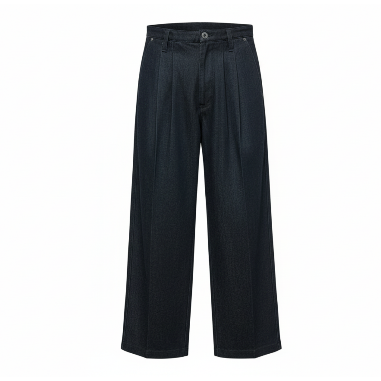 Doubled Pleated Denim